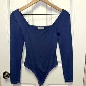 Babaton Long Sleeve Square Neck Bodysuit